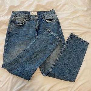 Reformation Julia Crop High Cigarette Jeans